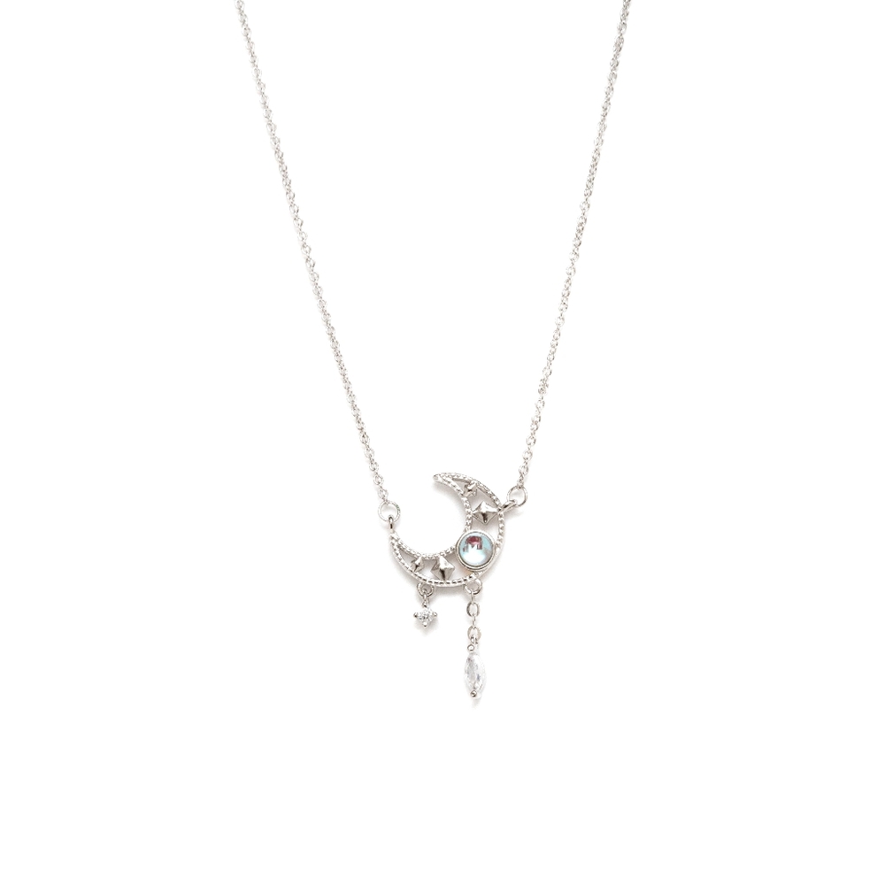 Moon Drop Necklace (S925) - only 1 left! - Picture 3 of 3